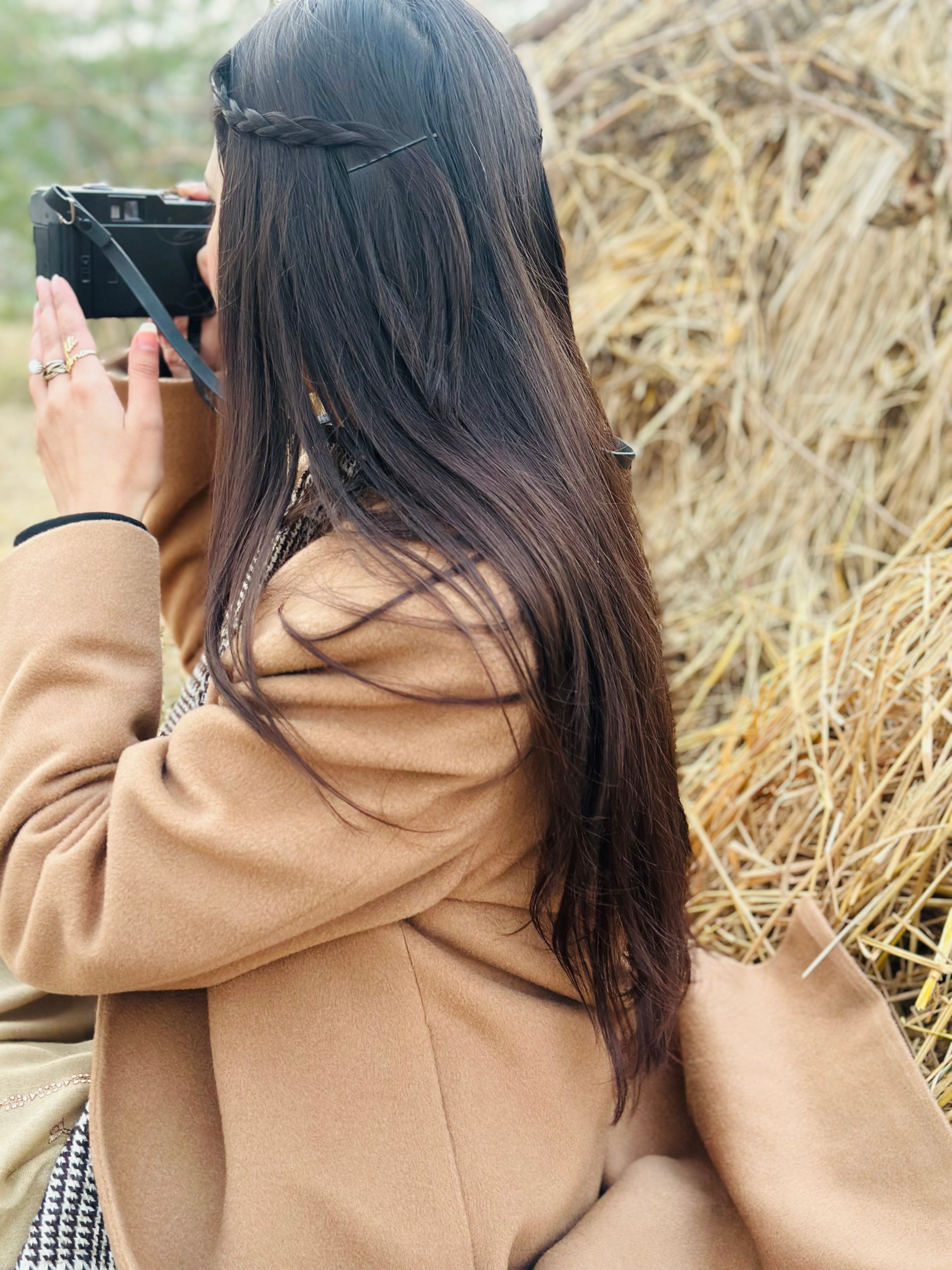 Fawn Blended Wool Coat