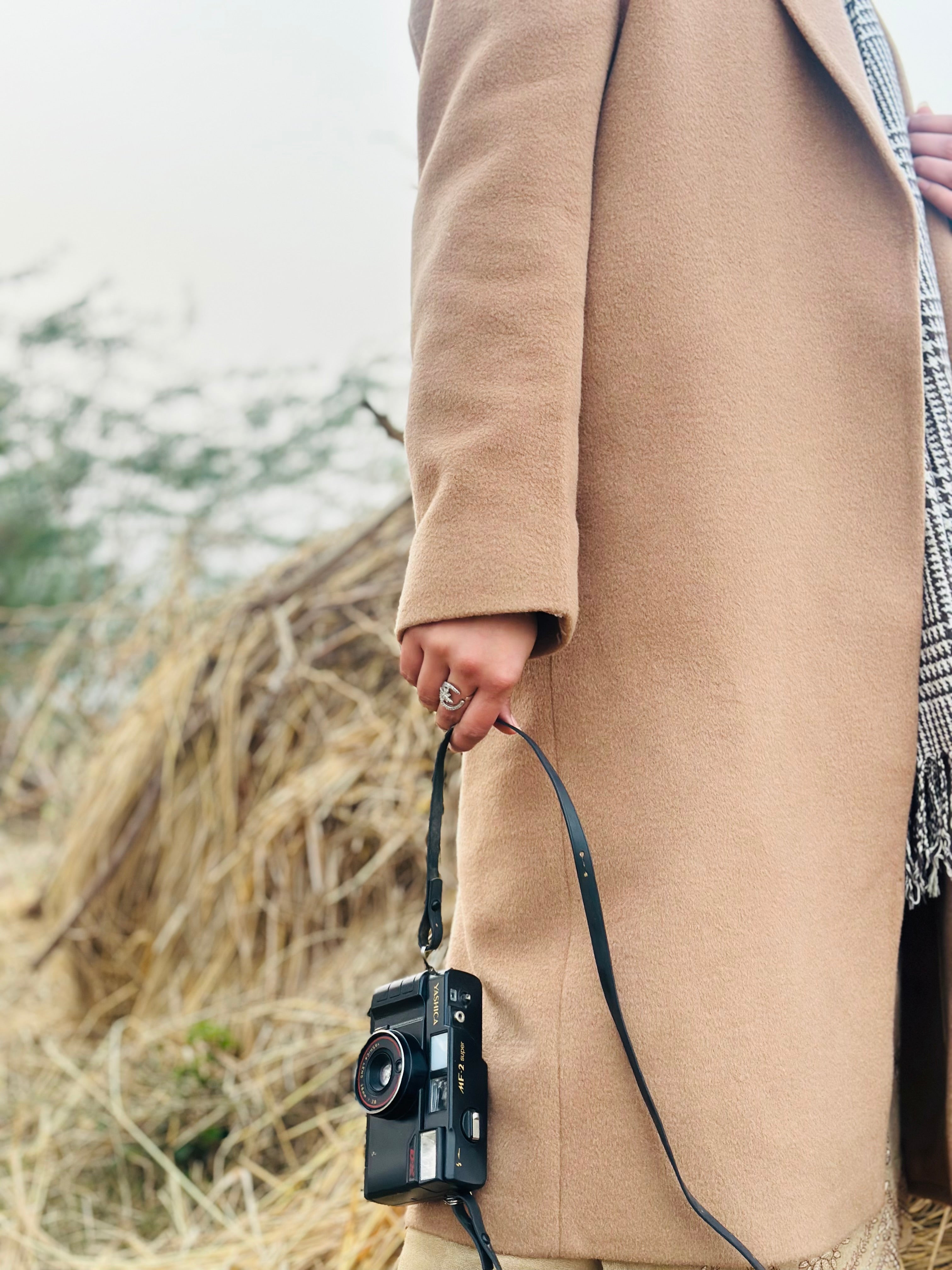 Fawn Blended Wool Coat