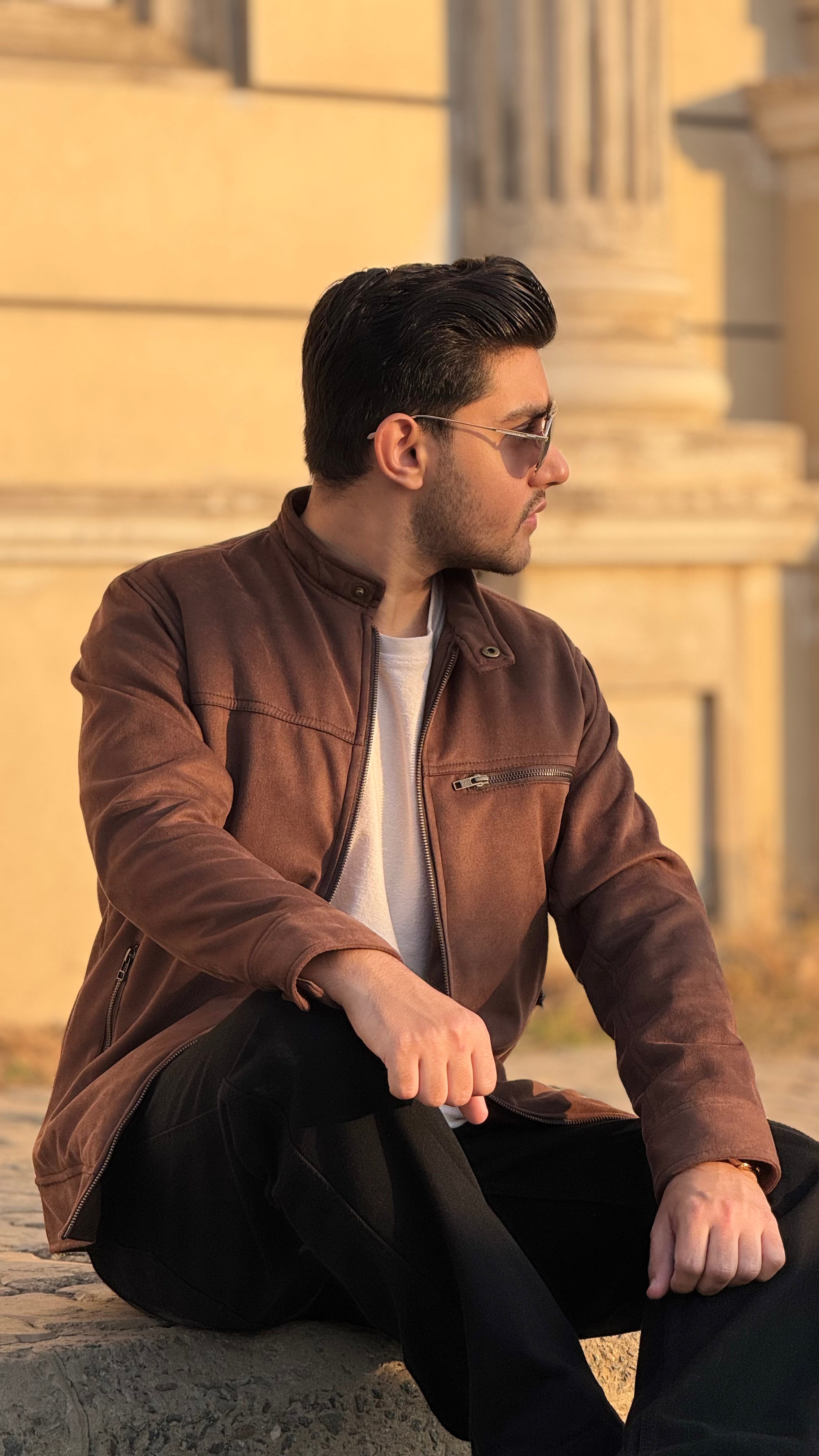 Suede Dark Brown Jacket - Vol II