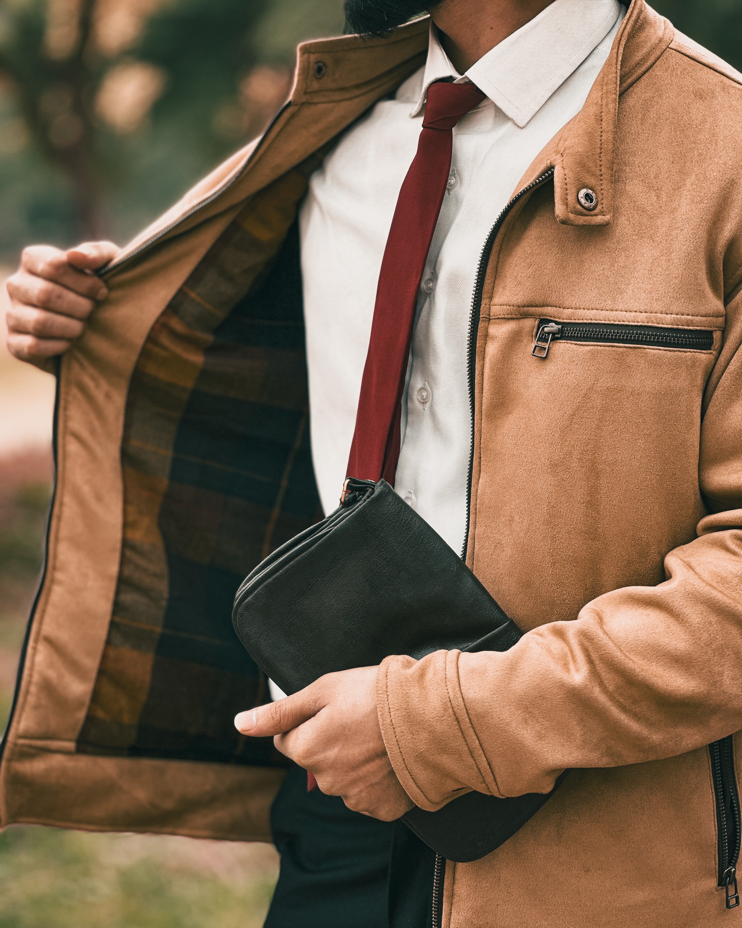 Suede Camel Jacket - Vol II