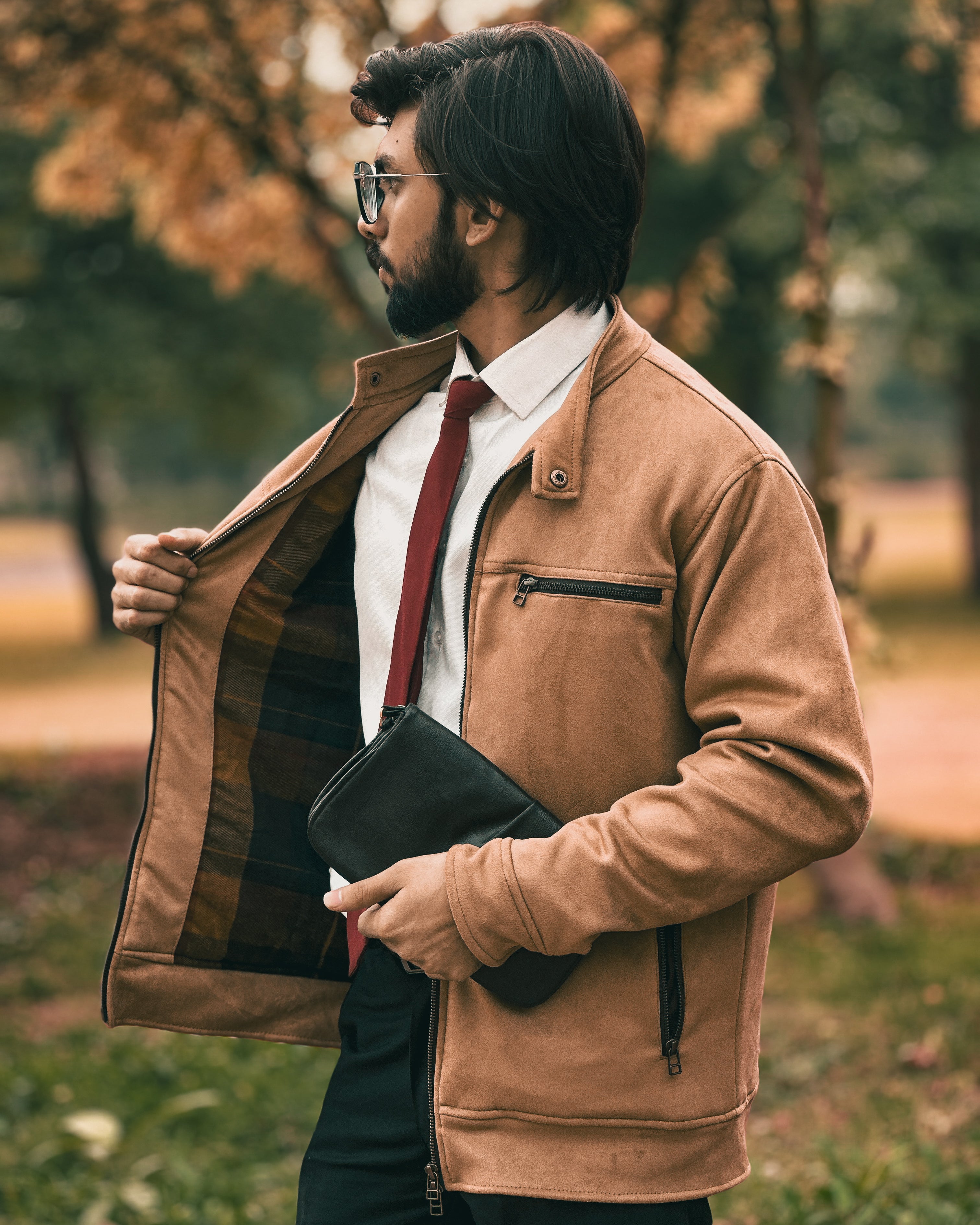 Suede Camel Jacket - Vol II