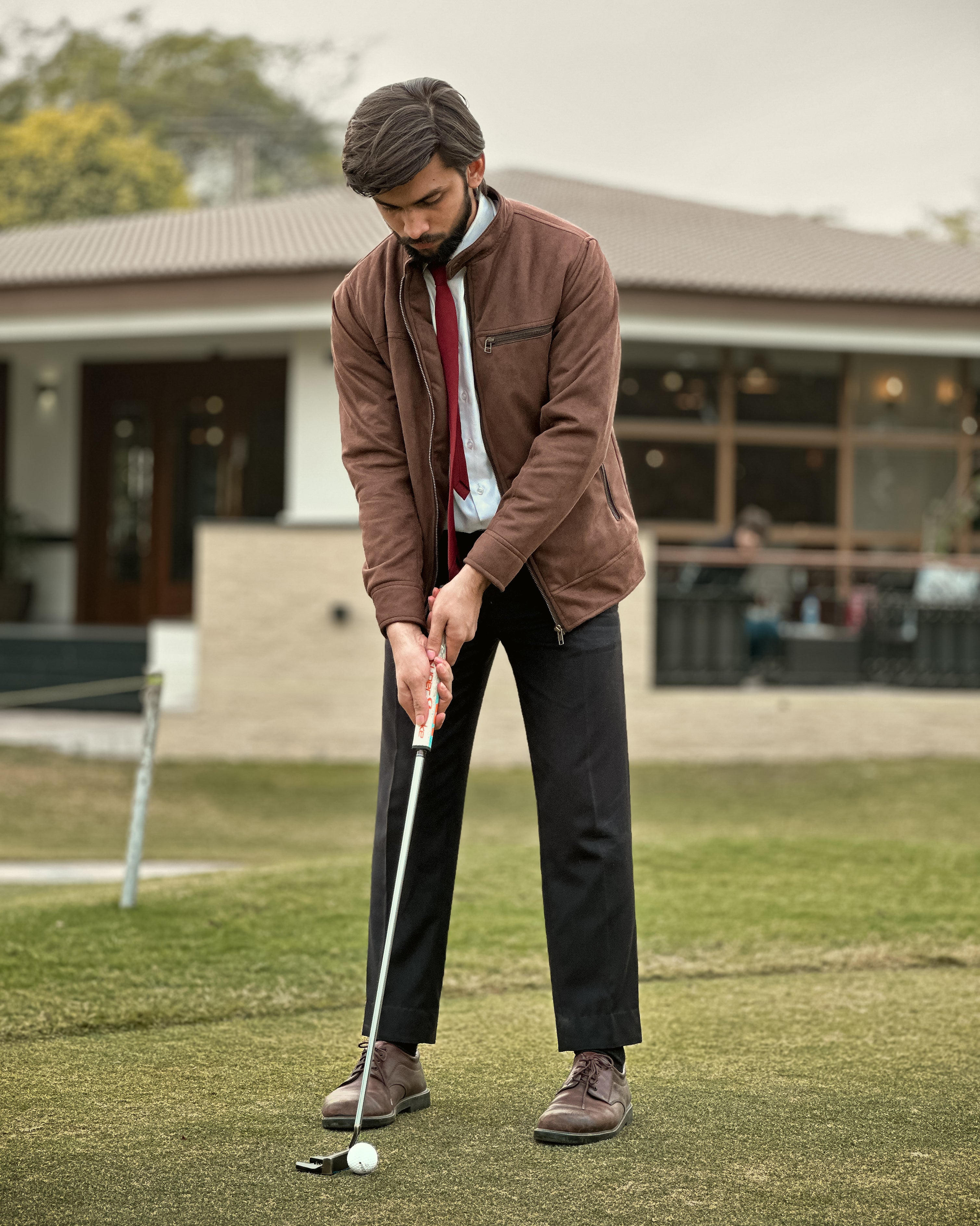 Suede Dark Brown Jacket - Vol II